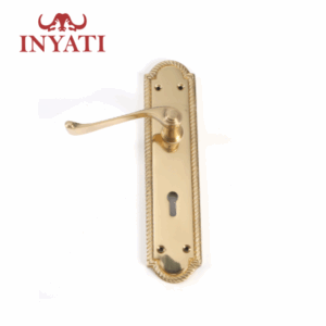 Handle Key Way Brass Plated 8" Georgian Inyati Blister Packed