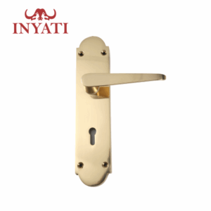Handle Key Way Brass Plated 8" Victorian Flat Inyati Blister Packed