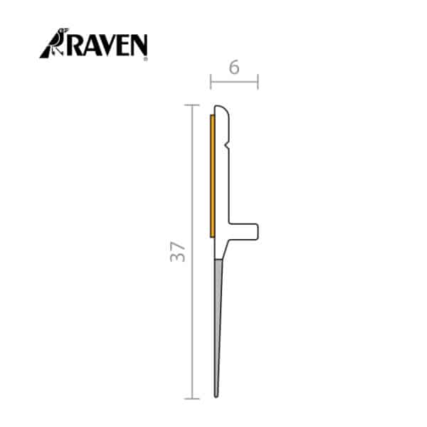 Seal Door Bottom Brown 920mm Rp17 Raven - Image 8