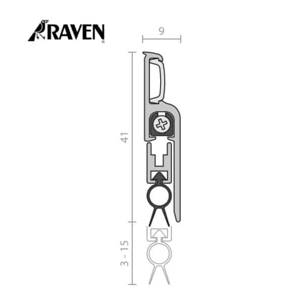 Seal Door Auto Bottom Clear 920mm Rp60c - Image 8