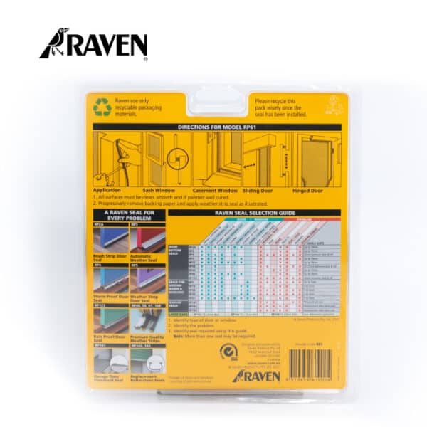 Seal Door Woven Pile Seal Grey 5m Rp61g - Image 2