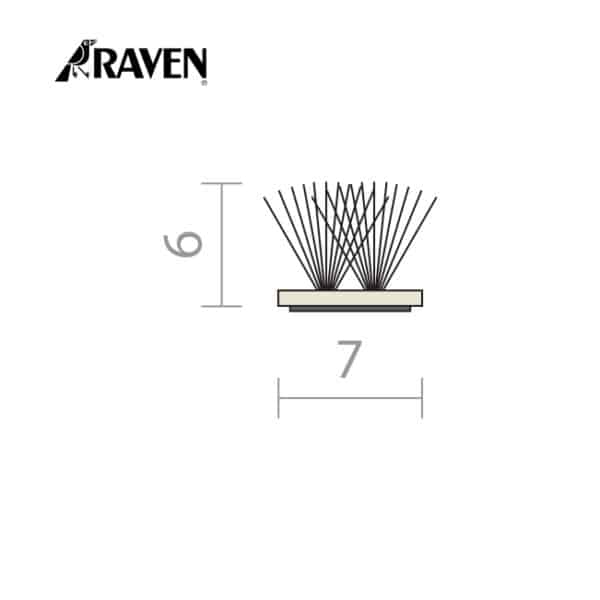 Seal Door Woven Pile Seal Grey 5m Rp61g - Image 7