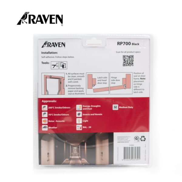 Seal Door/window Weather Strip Black 6m - Image 2