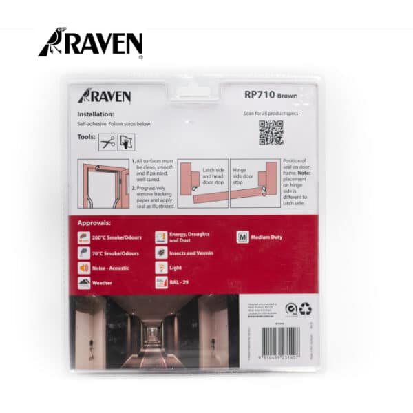 Seal Door/window Weather Strip Brown 6m - Image 2