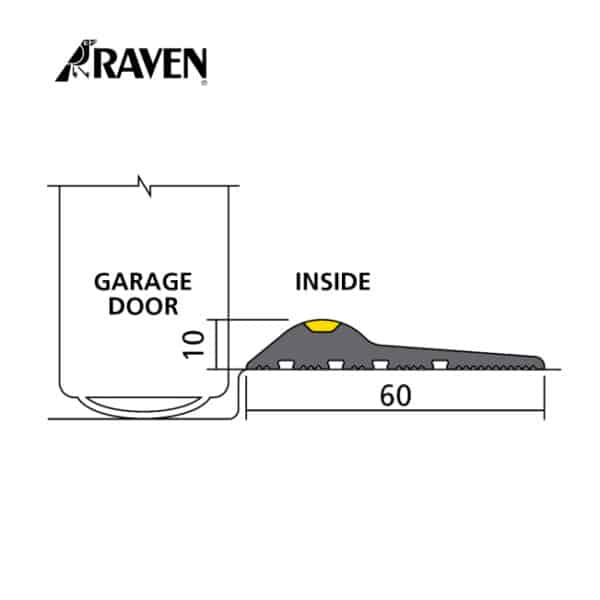 Threshold Seal Garage Door 3.2m With Adhesive - Image 8