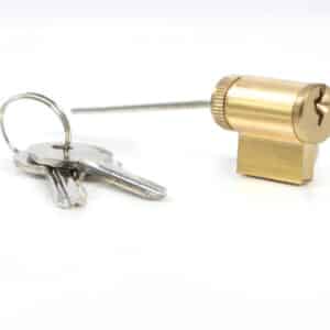 Patio Door Handle Including Fortress Cylinder Inyati Blister Packed