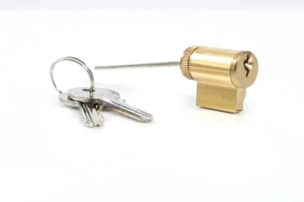 Patio Door Handle Including Fortress Cylinder Inyati Blister Packed