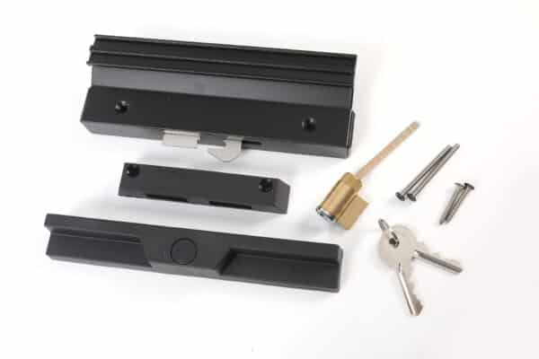 Patio Door Handle Including Fortress Cylinder Inyati Blister Packed - Image 3