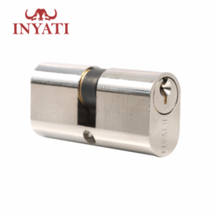 Cylinder Large Oval 65mm Nickel Plated Double Inayti Kb-v5d