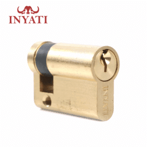 Cylinder Euro 45mm Brass Half V/cam Inyati Kb-v5d