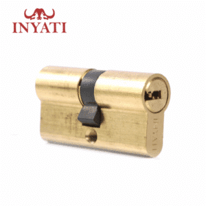 Cylinder Euro 60mm Satin Brass High-security Inyati Kb-v15