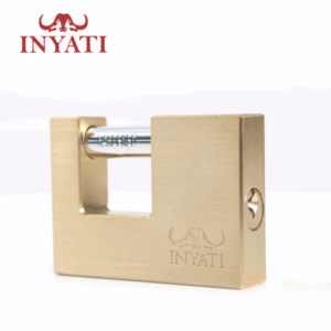 Padlock 80mm Brass Insurance Inyati Blister Packed