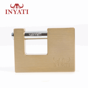 Padlock 90mm Brass Insurance Inyati Blister Packed