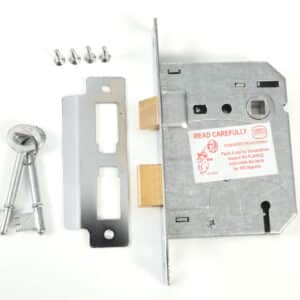 Lock Body 2 Lever 57mm Backset Chrome Plated Inyati Sabs