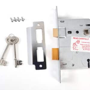 Lock Body 3 Lever 57mm Backset Chrome Plated Inyati Sabs