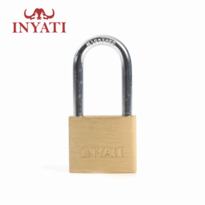 Padlock 40mm Brass Standard Long Shackle 40mm Inyati Blister Packed