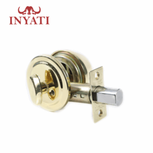 Deadbolt Single Cylinder Polished Brass Inyati Kb-kt1t